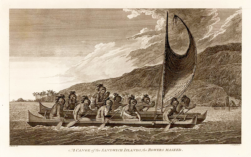 A Canoe of the Sandwich Islands