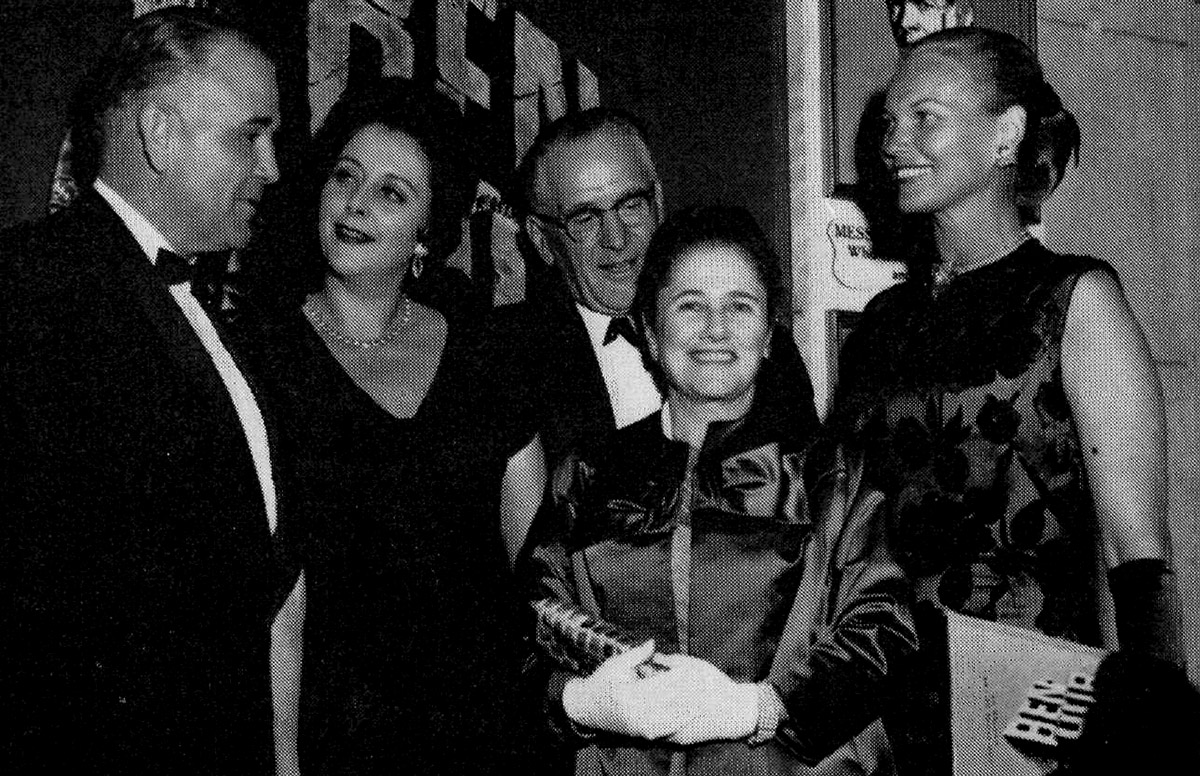 Marmorston (second from right) at Ben-Hur Premiere Benefit, 1959