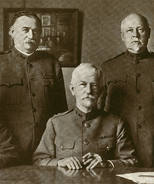 From left: Vaughan, Gorgas, and Welch