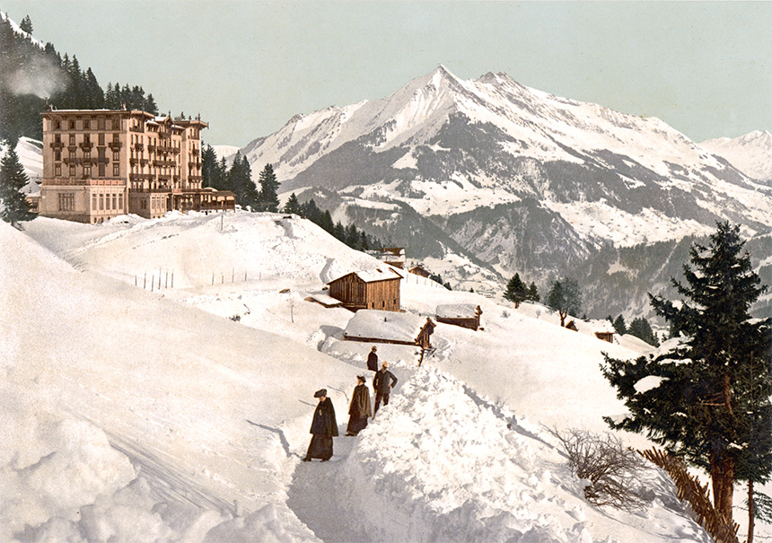 Sanatorium in Lysin, Switzerland, ca. 1890