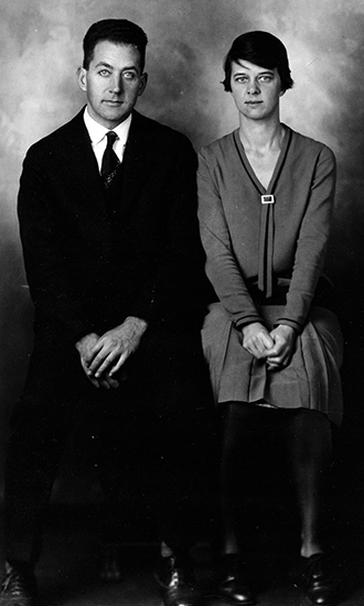Rebecca and Donald Lancefield, 1928