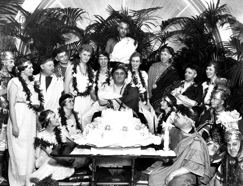 FDR's birthday party, 1934