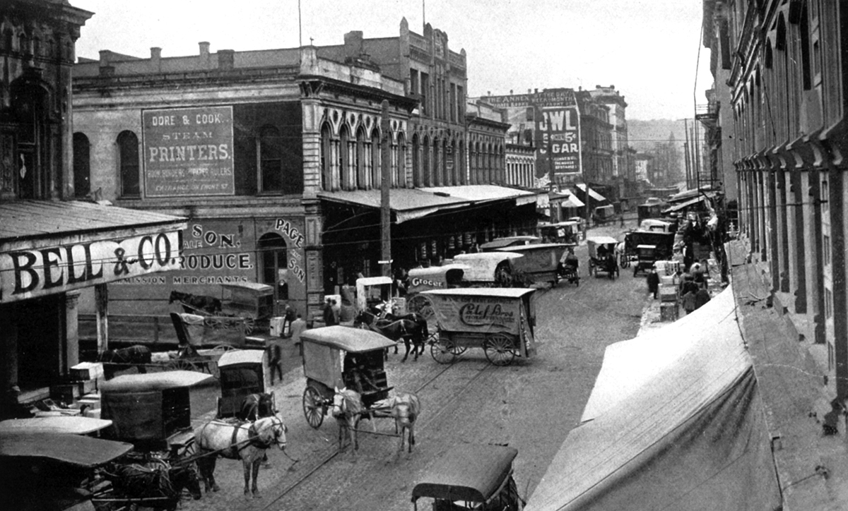 Front Avenue, Portland, 1910