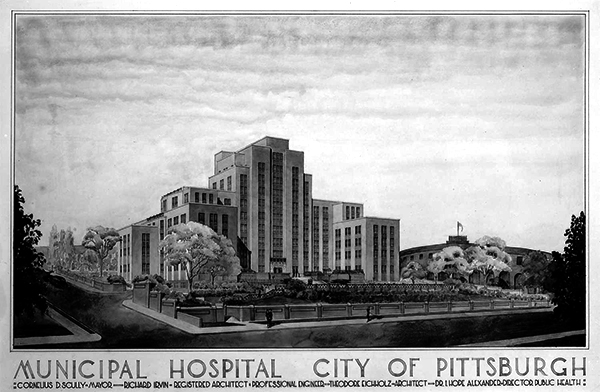 Pittsburgh Municipal Hospital, 1939
